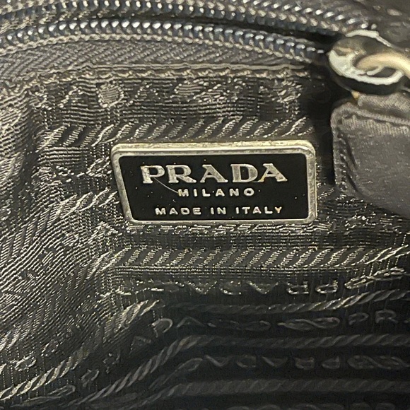 Prada Sleek Black Nylon Handbag - Picture 7 of 7